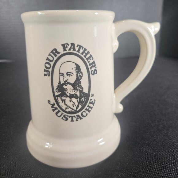 Your Father's Mustache Mug Stein New Orleans Bourbon Street EUC - Picture 1 of 9